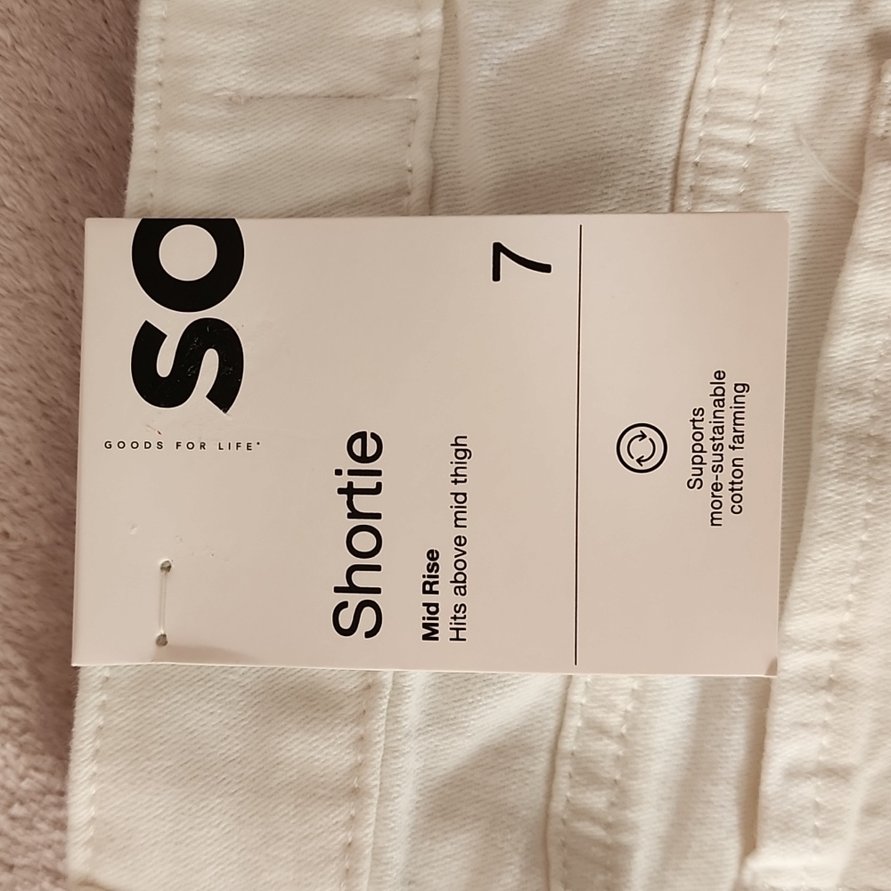 Girls SO Shorts Size 7 Brand New - Picture 3 of 7